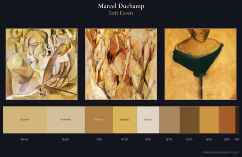 Marcel Duchamp Palette 2 - Soft Fawn
