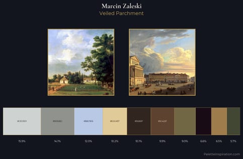 Marcin Zaleski Palette 2 - Veiled Parchment