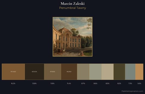 Marcin Zaleski Palette 3 - Penumbral Tawny
