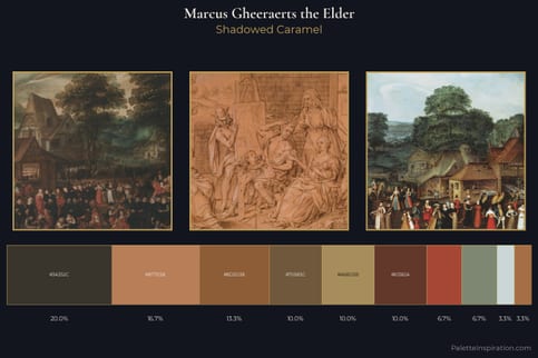 Marcus Gheeraerts the Elder Master Palette