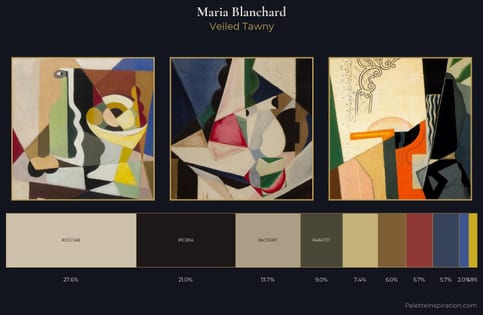 Maria Blanchard Palette 5 - Veiled Tawny