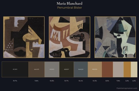 Maria Blanchard Palette 7 - Penumbral Bister