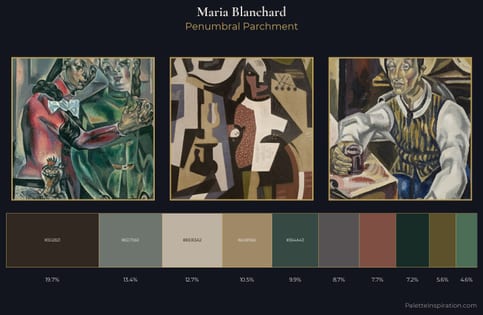 Maria Blanchard Palette 8 - Penumbral Parchment