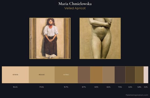 Maria Chmielowska Palette 1 - Veiled Apricot