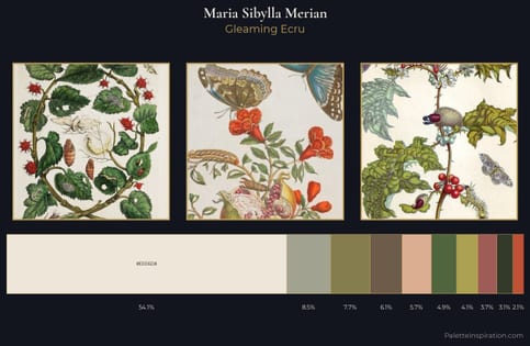 Maria Sibylla Merian Palette 5 - Gleaming Cream
