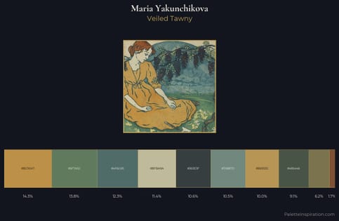 Maria Yakunchikova Palette 5 - Veiled Tawny