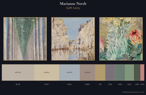 Marianne North Palette 2 - Soft Ivory
