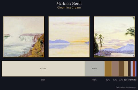 Marianne North Palette 5 - Gleaming Cream