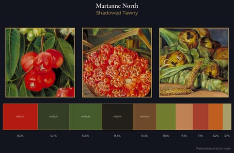 Marianne North Palette 11 - Shadowed Tawny