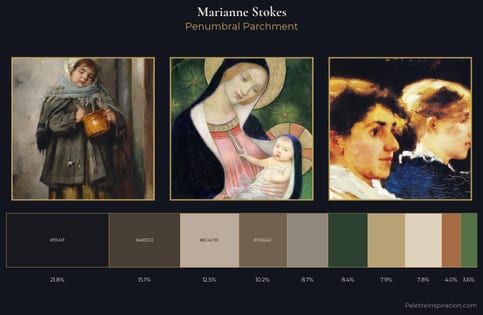 Marianne Stokes Palette 4 - Penumbral Parchment