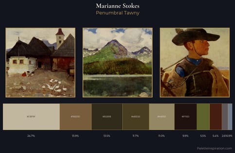Marianne Stokes Palette 9 - Penumbral Tawny