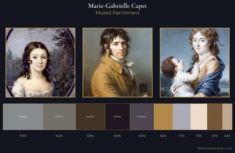 Marie-Gabrielle Capet Palette 1 - Muted Parchment