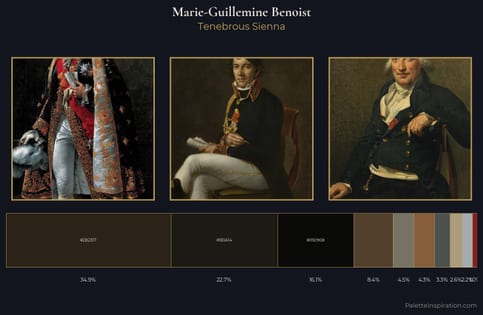 Marie-Guillemine Benoist Palette 6 - Tenebrous Sienna