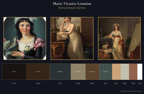 Marie-Victoire Lemoine Palette 3 - Penumbral Sienna