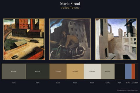 Mario Sironi Master Palette - Veiled Tawny