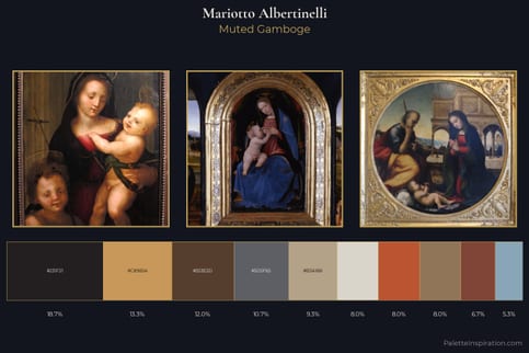 Mariotto Albertinelli Master Palette - Muted Gamboge