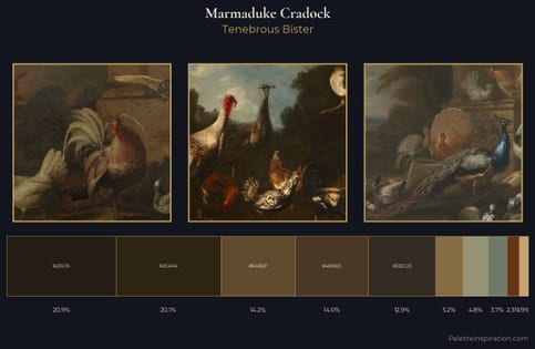 Marmaduke Cradock Palette 4 - Tenebrous Bister