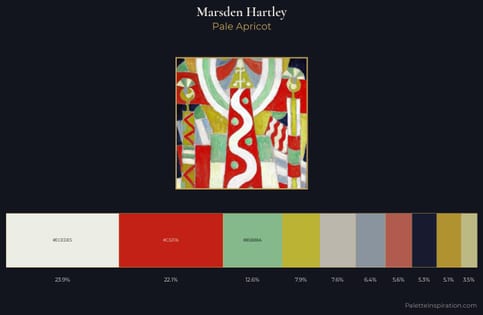 Marsden Hartley Palette 1 - Pale Apricot
