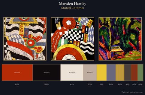 Marsden Hartley Palette 4 - Muted Caramel