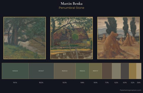 Martin Benka Palette 3 - Penumbral Stone