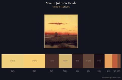 Martin Johnson Heade Palette 3 - Veiled Apricot