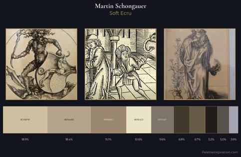 Martin Schongauer Palette 2 - Soft Ecru