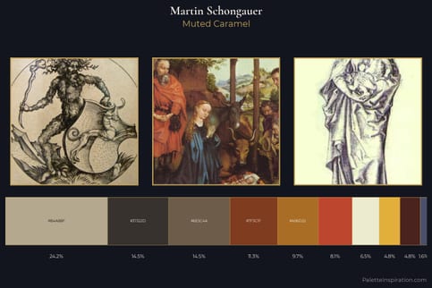 Martin Schongauer Master Palette - Muted Caramel