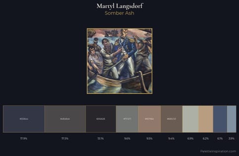 Martyl Langsdorf Palette 1 - Somber Ash