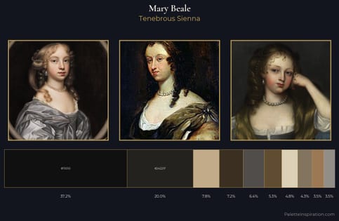 Mary Beale Palette 3 - Tenebrous Sienna
