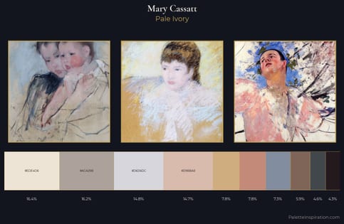 Mary Cassatt Palette 3 - Pale Ivory