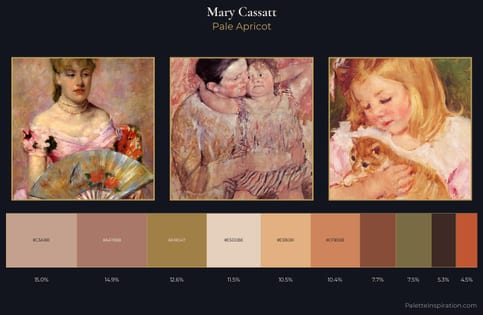 Mary Cassatt Palette 5 - Pale Apricot