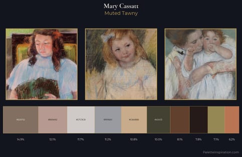 Mary Cassatt Palette 12