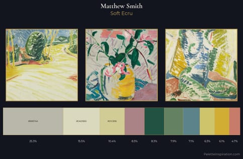Matthew Smith Palette 1 - Soft Ecru
