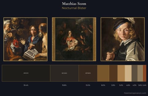 Matthias Stom Palette 6 - Nocturnal Bister
