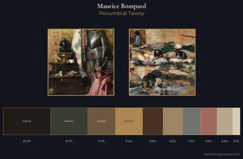 Maurice Bompard Palette 4 - Penumbral Tawny