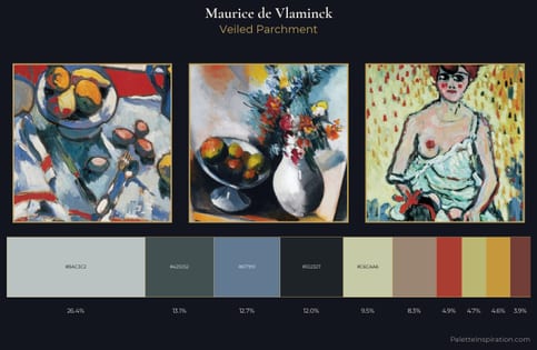 Maurice de Vlaminck Palette 2 - Veiled Parchment