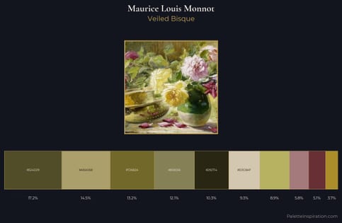 Maurice Louis Monnot Palette 1 - Veiled Bisque