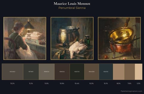 Maurice Louis Monnot Palette 3 - Penumbral Sienna