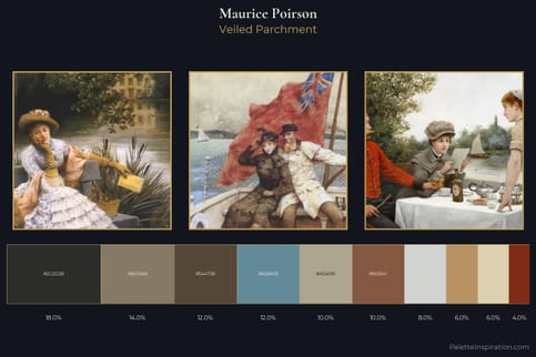Maurice Poirson Master Palette - Veiled Parchment