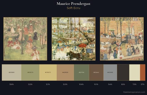 Maurice Prendergast Palette 5