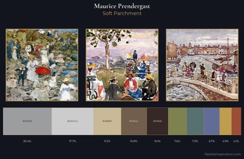 Maurice Prendergast Palette 11