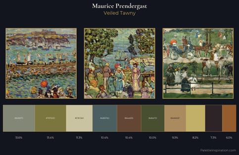 Maurice Prendergast Palette 20