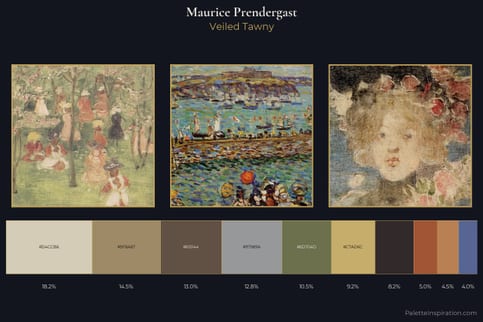 Maurice Prendergast Master Palette
