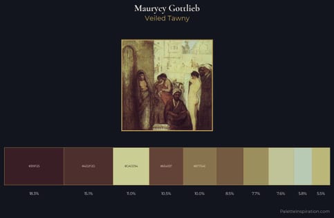Maurycy Gottlieb Palette 1 - Veiled Tawny
