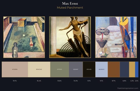 Max Ernst Palette 4 - Muted Parchment
