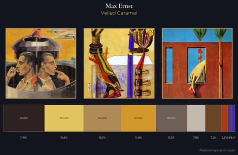 Max Ernst Palette 7 - Veiled Caramel