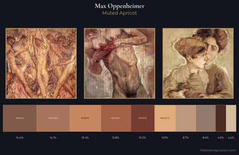 Max Oppenheimer Palette 2 - Muted Apricot