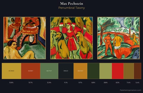 Max Pechstein Palette 8 - Penumbral Tawny