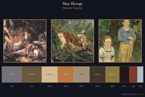 Max Slevogt Master Palette