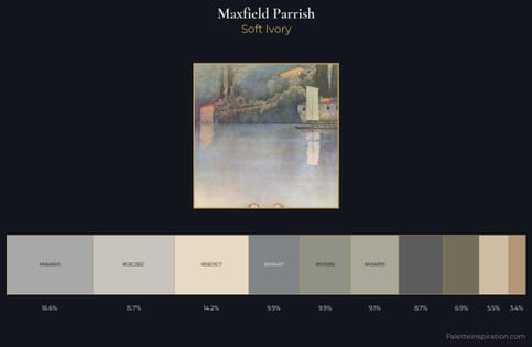 Maxfield Parrish Palette 1 - Soft Ivory